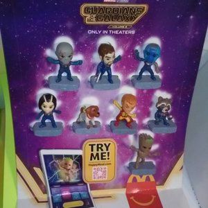 McDonalds GUARDIANS OF THE GALAXY 3  toys